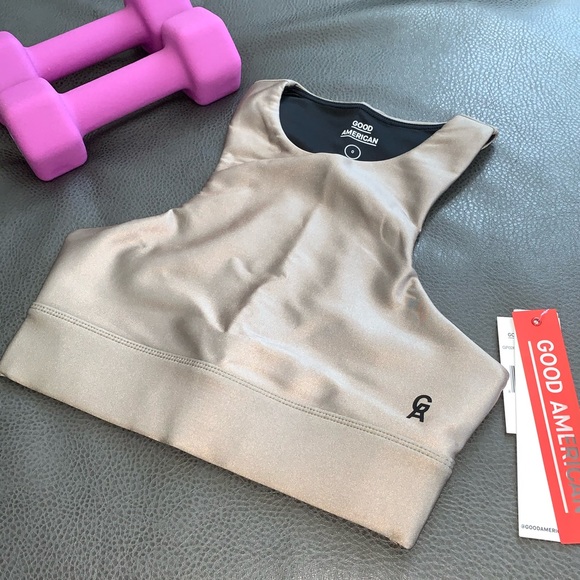 Good American Other - Good American Empower Sports Bra gold